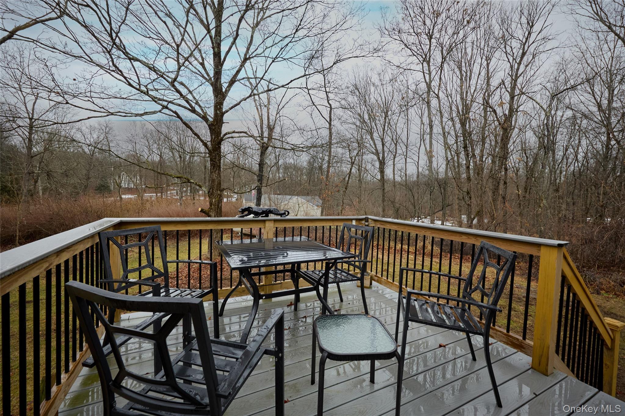351 Freedom Road Pleasant Valley, NY 12569 - Photo 13 of 31 Deck off of the sun room. Take in the lovely views.