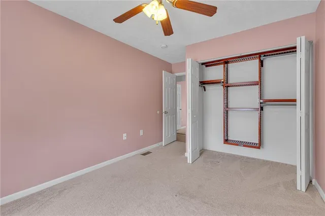 a view of an empty room