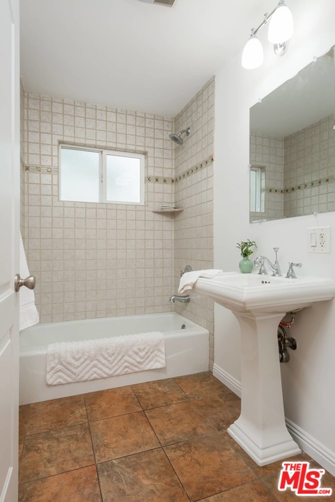3421 Ferncroft Road Los Angeles, CA 90039 - Photo 14 of 35 a bathroom with a sink and mirror