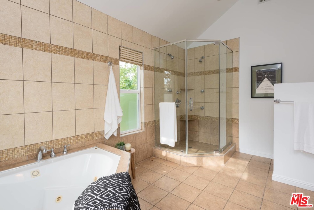3421 Ferncroft Road Los Angeles, CA 90039 - Photo 20 of 35 a bathroom with a sink and a shower
