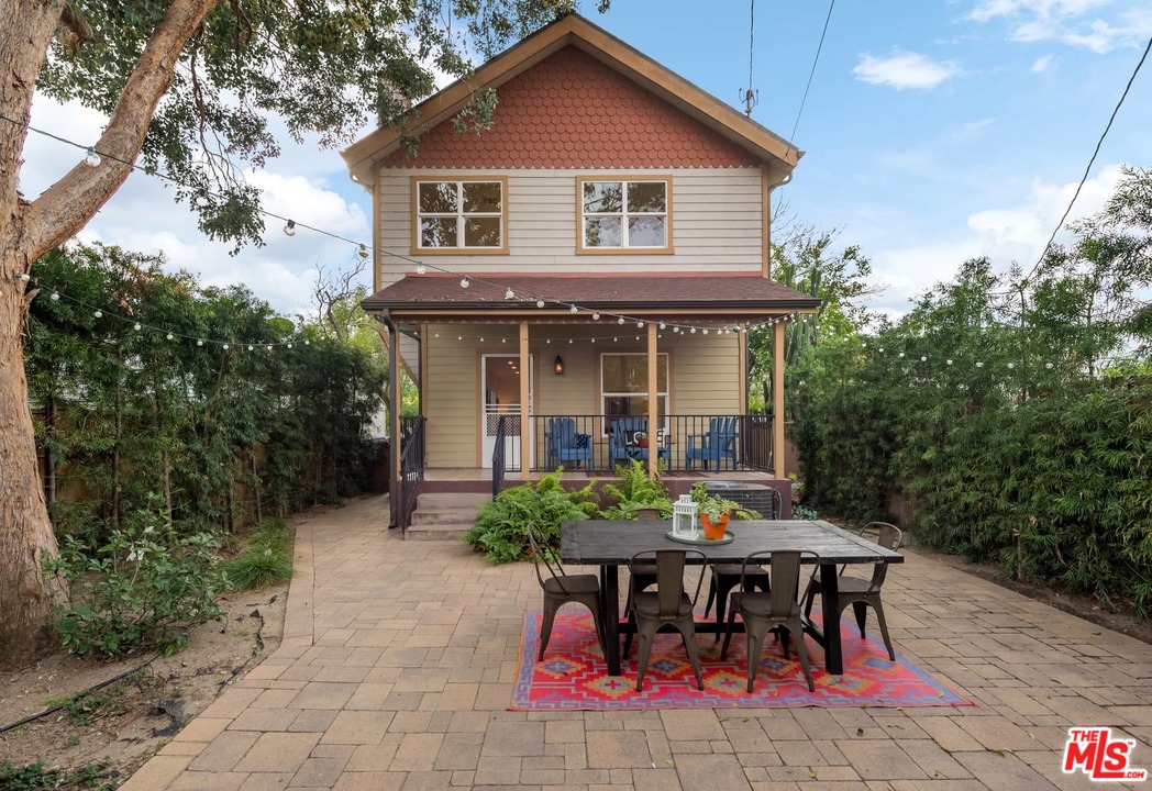 3421 Ferncroft Road Los Angeles, CA 90039 - Photo 34 of 35 a view of house with table and chairs in patio