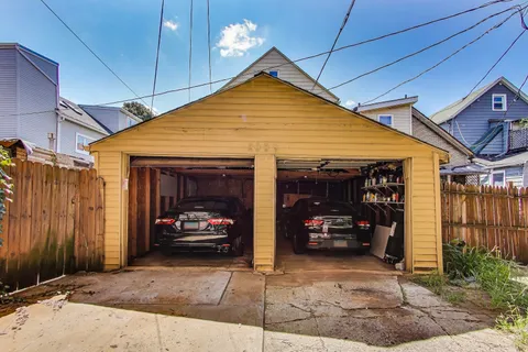 a car parked in front of house