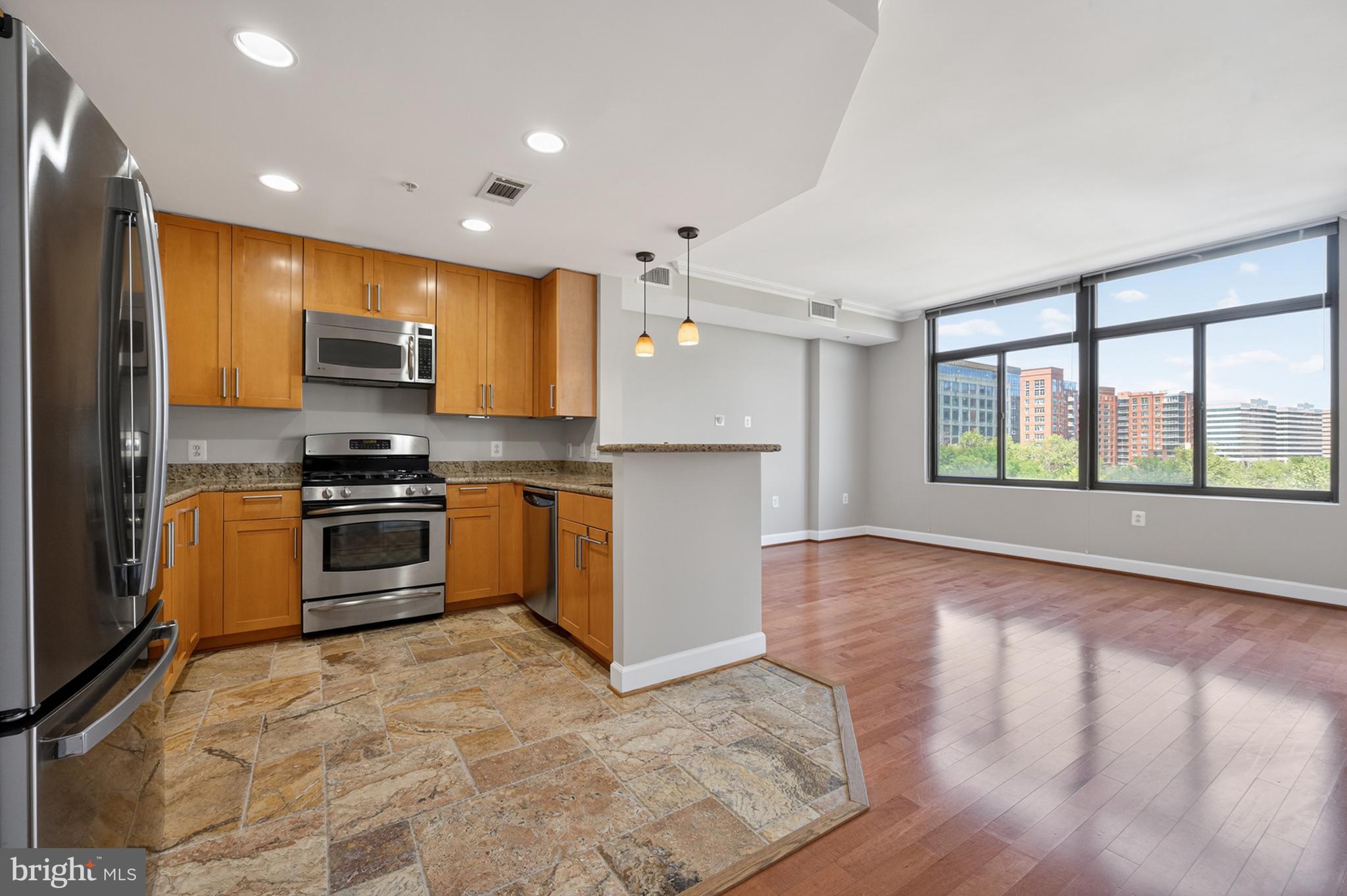 3650 South Glebe Road, Unit 445 Arlington, VA 22202 - Photo 2 of 53 Beautiful tile flooring in kitchen and entryway