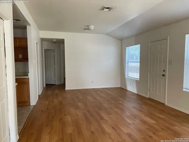 wooden floor in an empty room