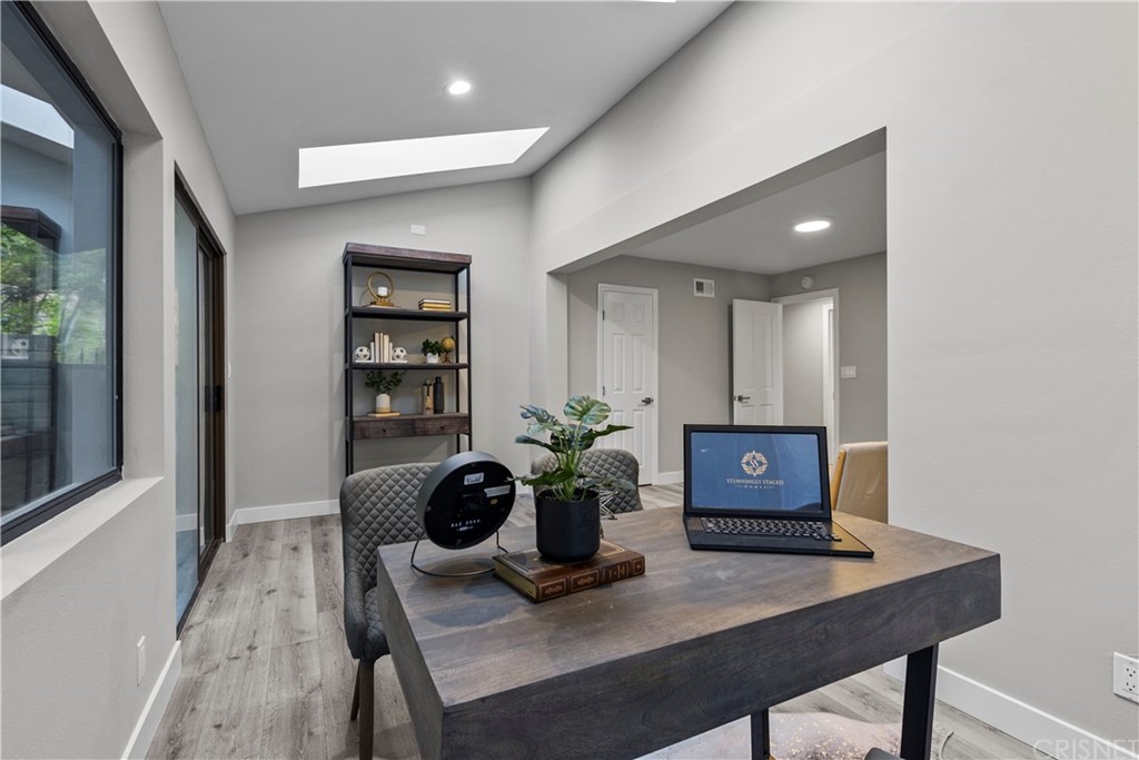 23524 Highland Glen Drive Newhall, CA 91321 - Photo 26 of 53 a view of a workspace with furniture