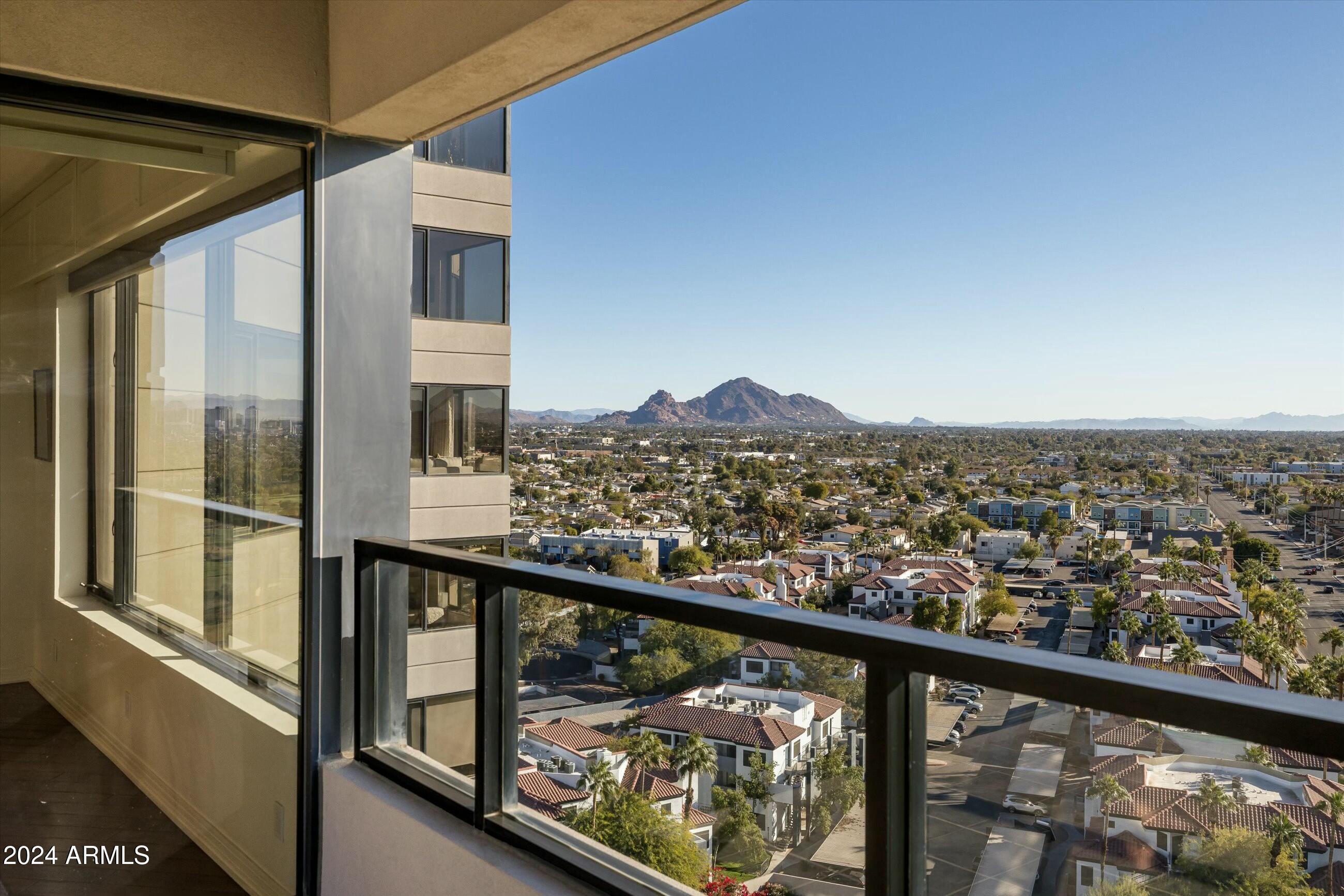 1040 East Osborn Road, Unit 1201 Phoenix, AZ 85014 - Photo 4 of 28 a view of city from a balcony