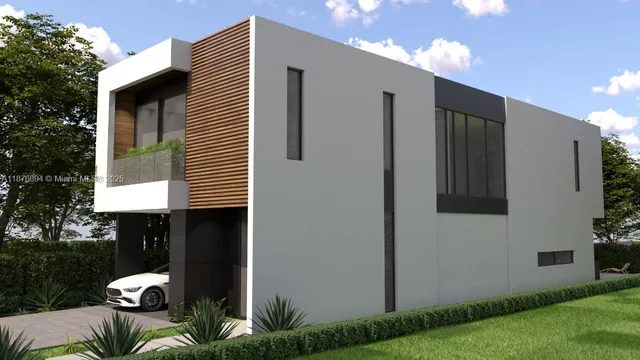 a view of a city and tall buildings