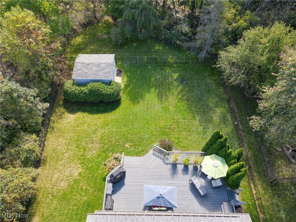 35600 Bainbridge Road Solon, OH 44139 - Photo 17 of 18 Bird's eye view of the fully fenced back yard