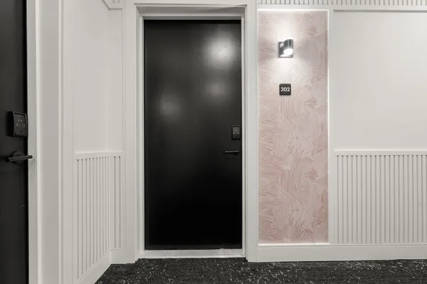 a view of a hallway