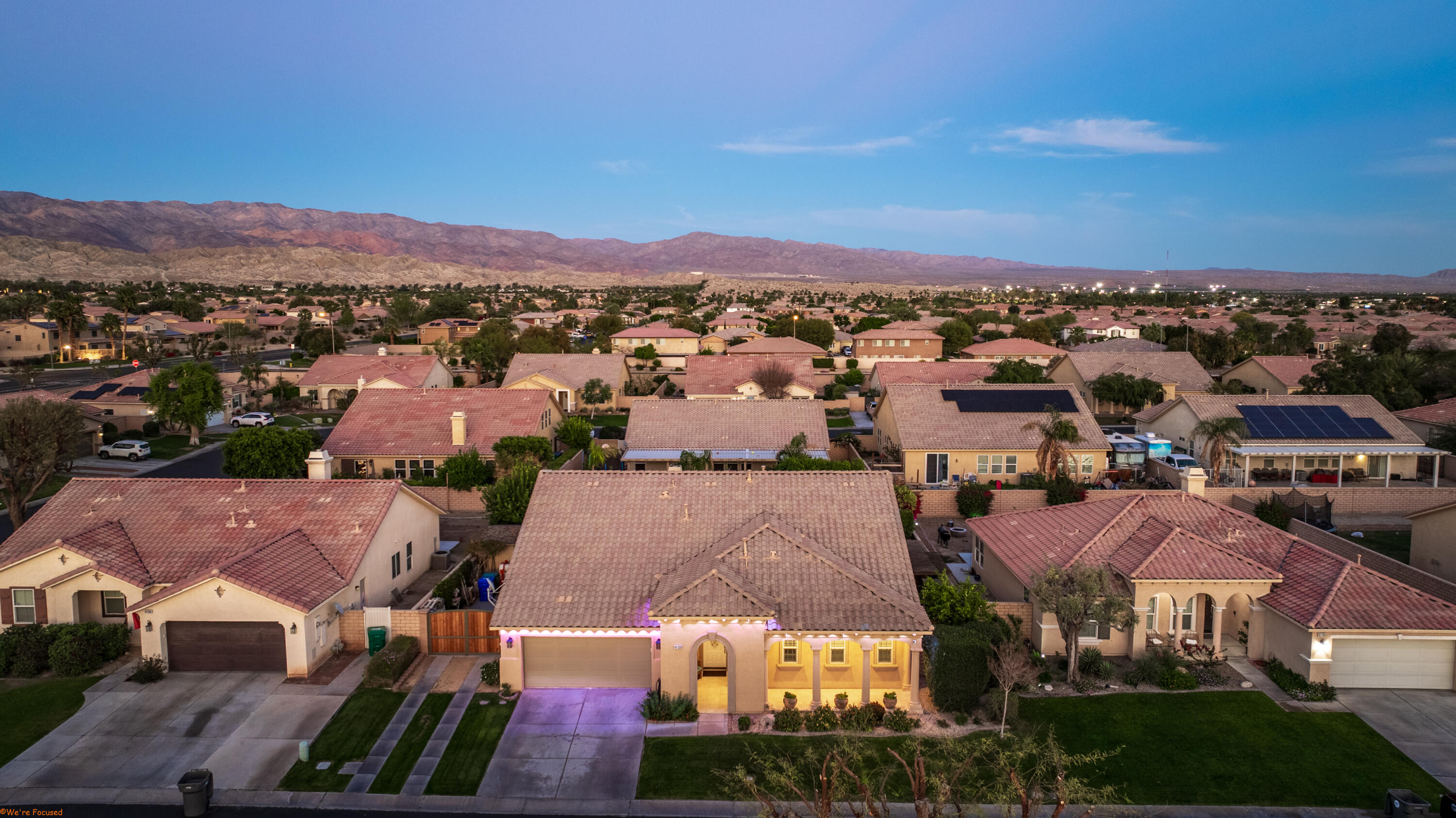 41126 Prospect Court Indio, CA 92203 - Photo 2 of 69 an aerial view of residential houses with outdoor space