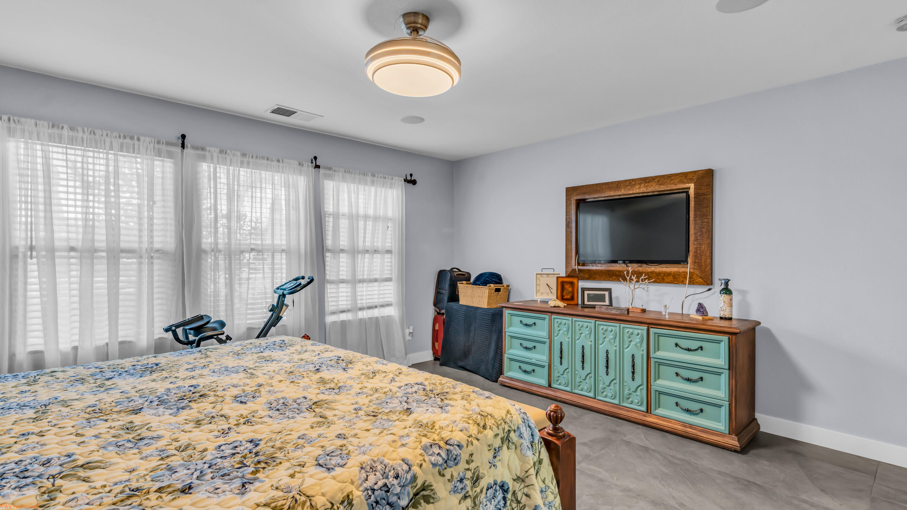 41126 Prospect Court Indio, CA 92203 - Photo 26 of 69 a bedroom with a bed and a flat screen television