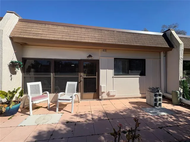 a bathroom with a glass door