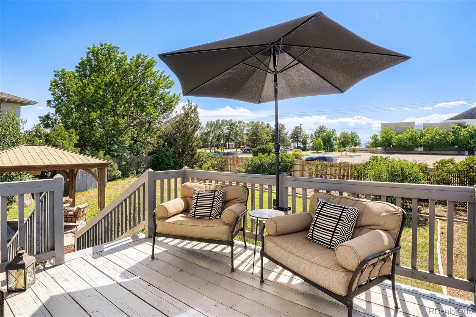 6551 South Albion Way Littleton, CO 80121 - Photo 9 of 37 a view of a roof deck with furniture