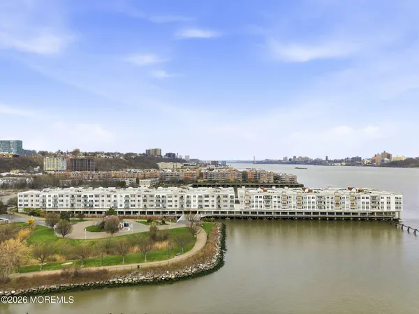 a view of a city and lake view
