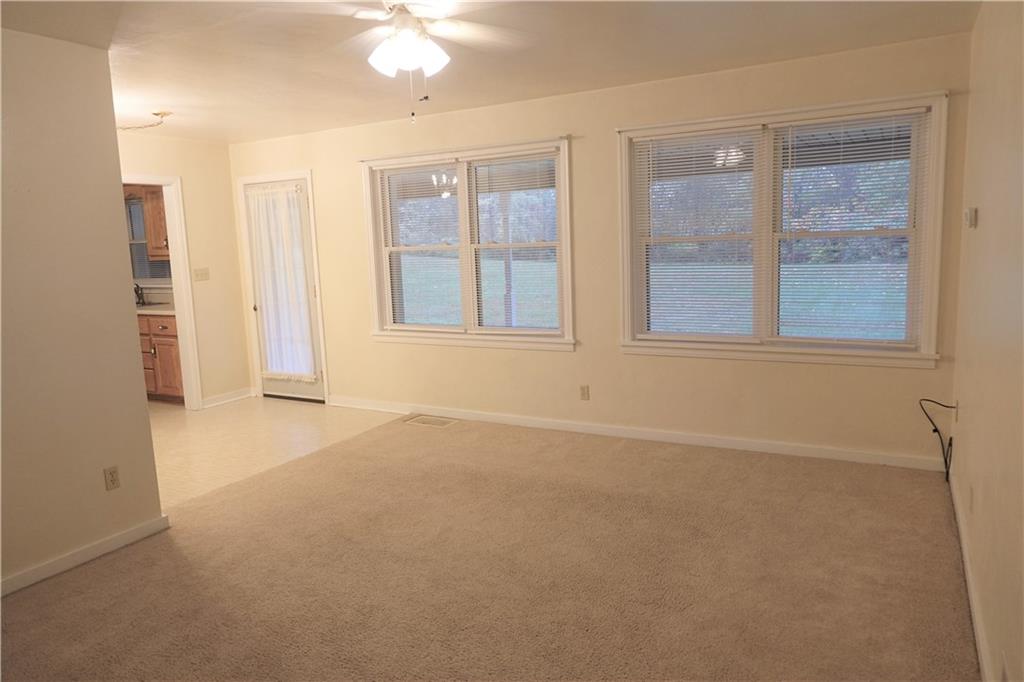 504 Chicora Road Butler, PA 16001 - Photo 5 of 24 Spacious Living Room with a view of the picturesque rear yard