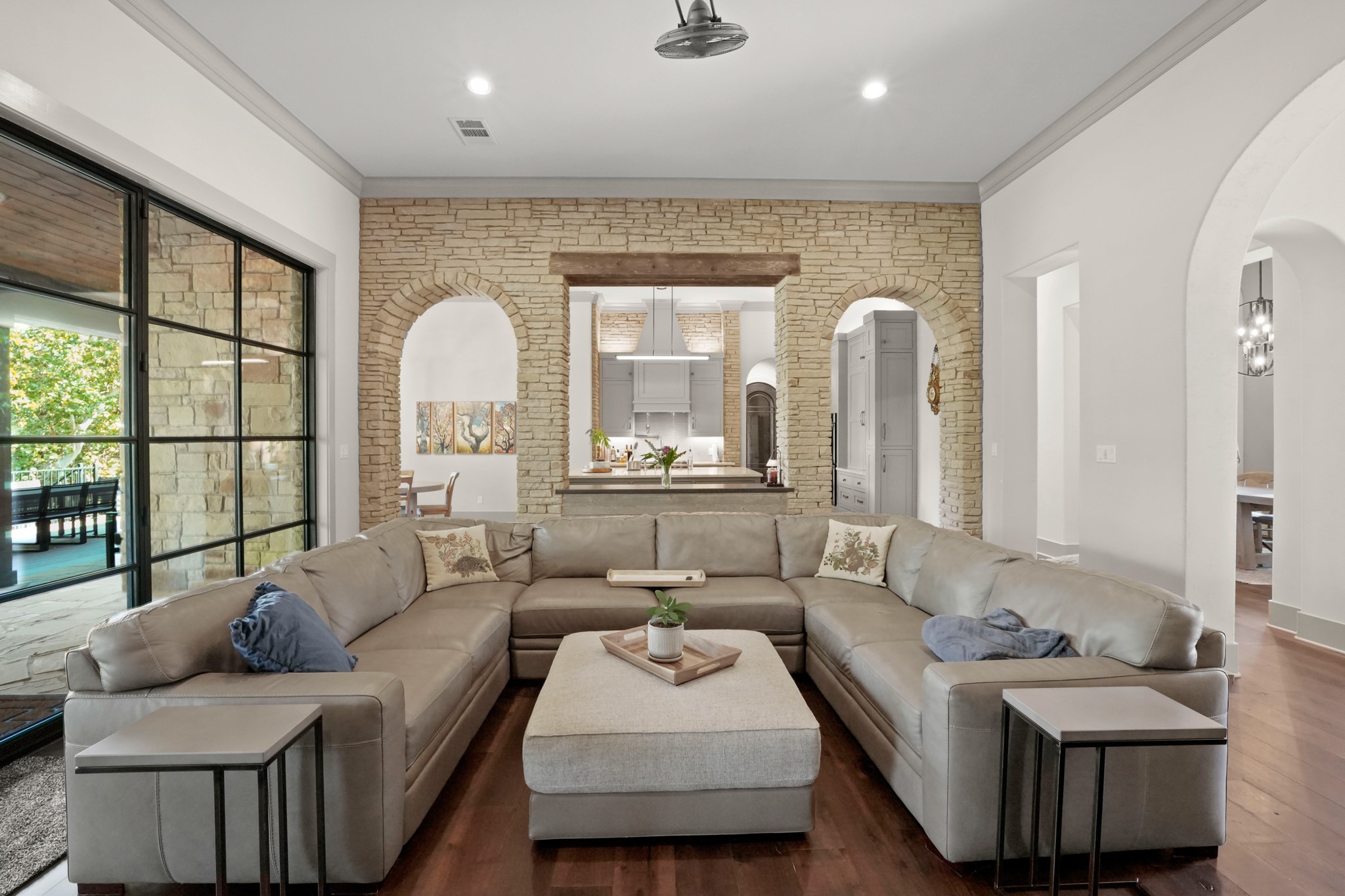 2753 Springwood Lane Georgetown, TX 78628 - Photo 6 of 40 a living room with furniture and a large window