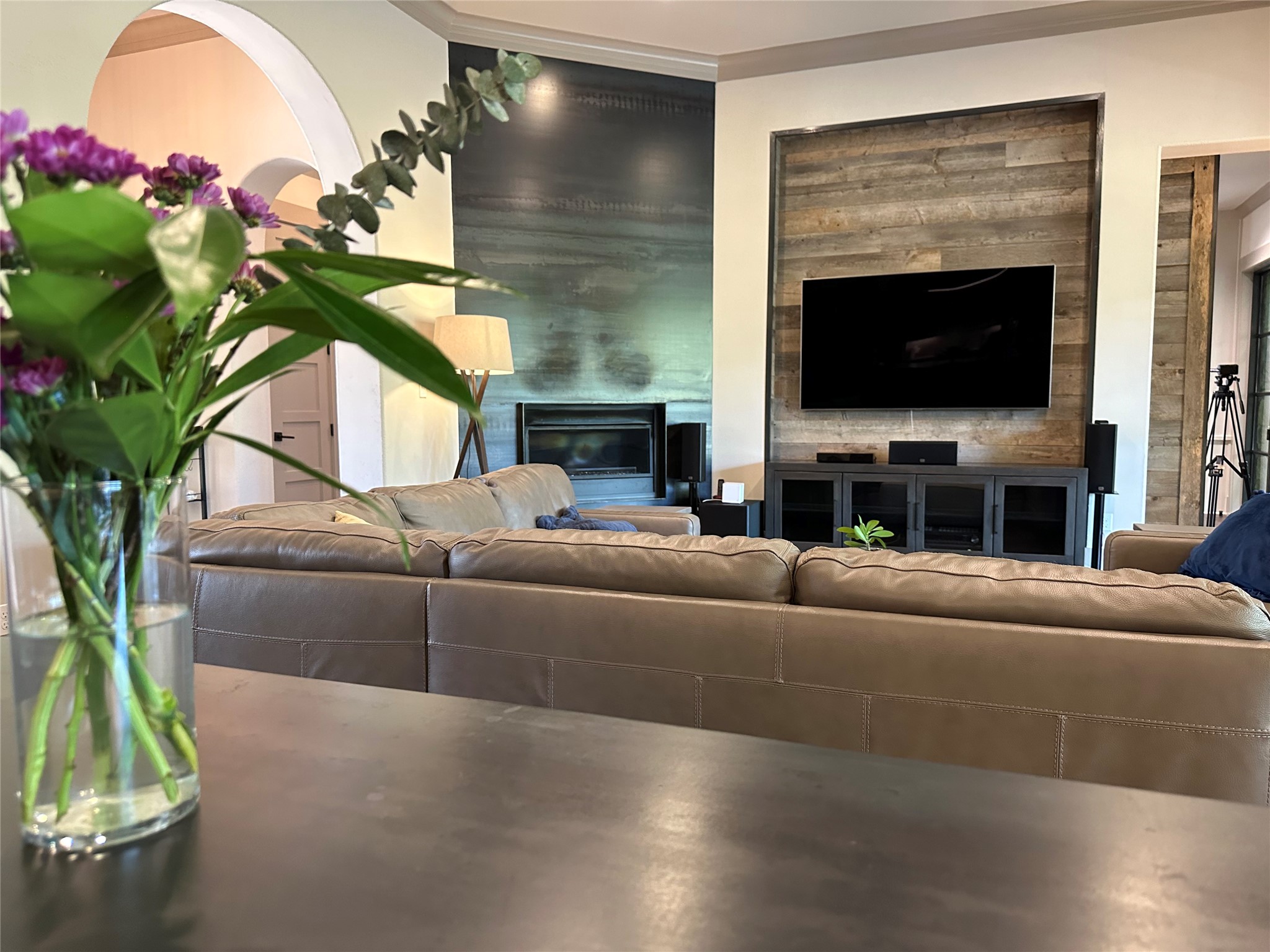 2753 Springwood Lane Georgetown, TX 78628 - Photo 7 of 40 a living room with furniture and a flat screen tv