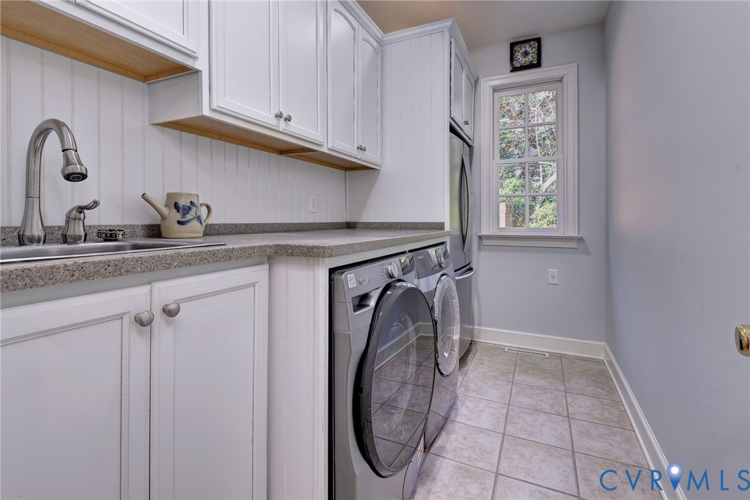 1613 River Ridge Williamsburg, VA 23185 - Photo 35 of 83 Laundry area featuring light tile patterned floors