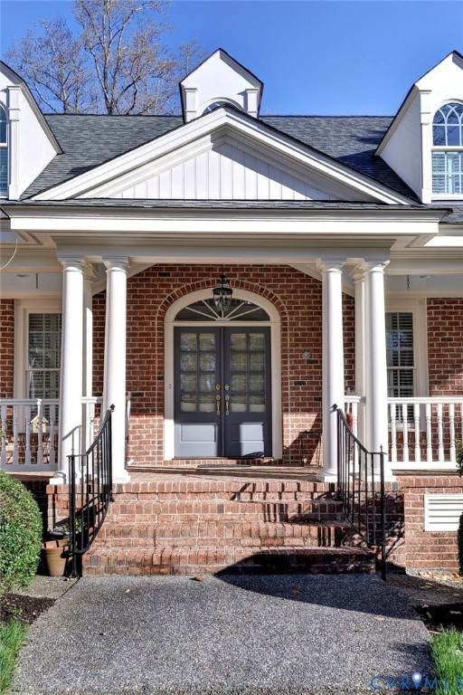 1613 River Ridge Williamsburg, VA 23185 - Photo 5 of 83 Property entrance featuring brick siding, covered