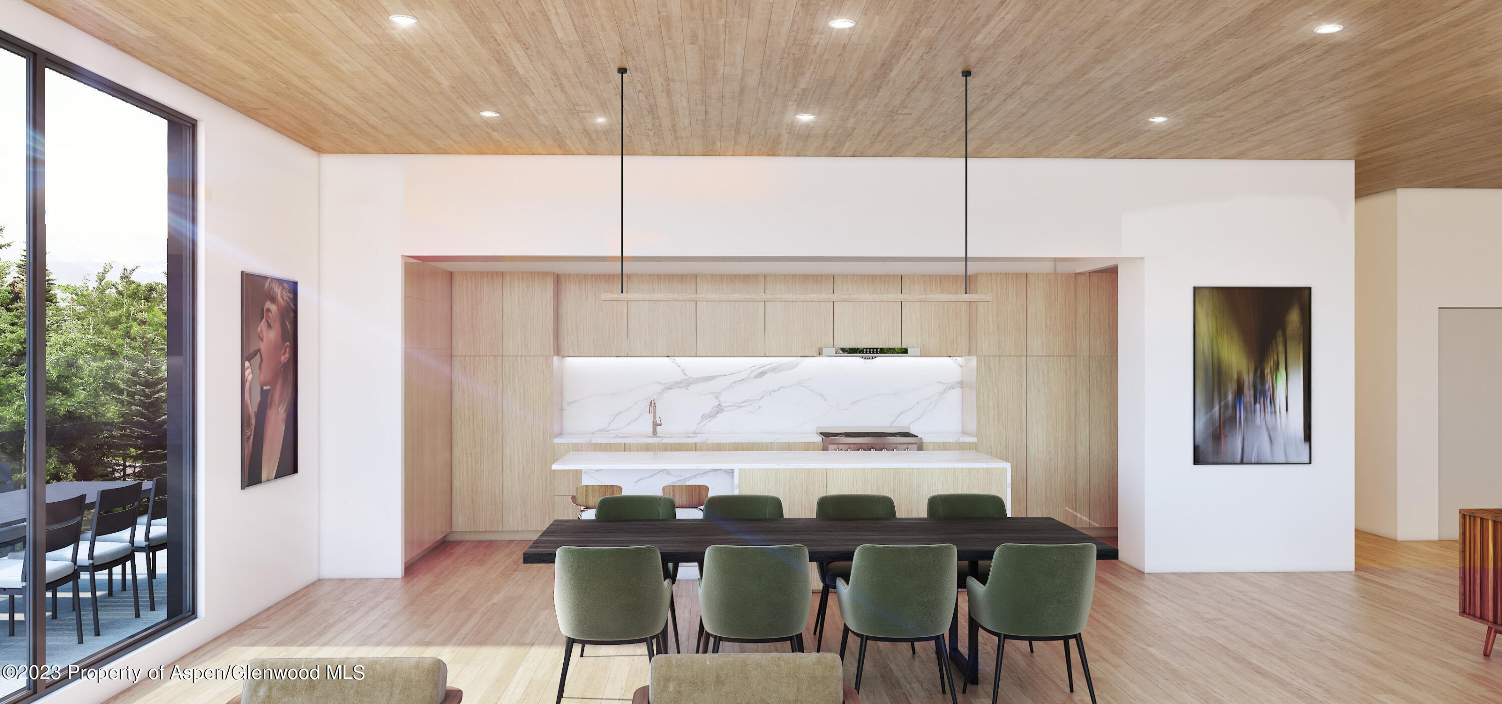 101 Willow Road, Unit 206 Basalt, CO 81621 - Photo 6 of 15 a view of kitchen with furniture and wooden floor