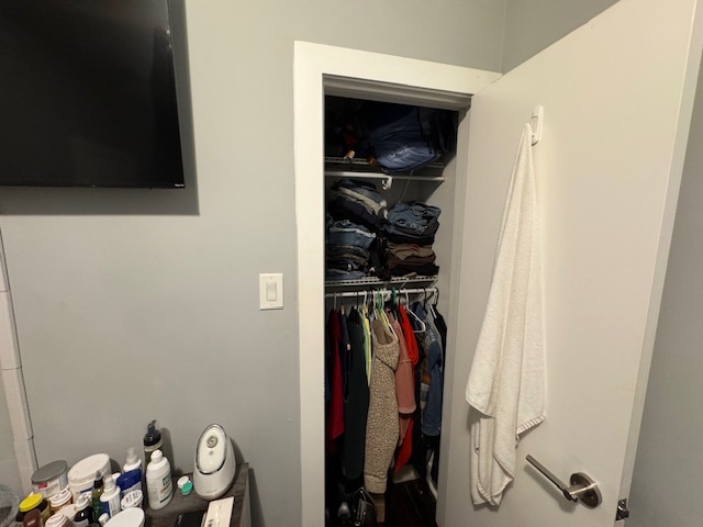1431 North Springfield Avenue, Unit 2 Chicago, IL 60651 - Photo 13 of 19 a view of walk in closet with clothes