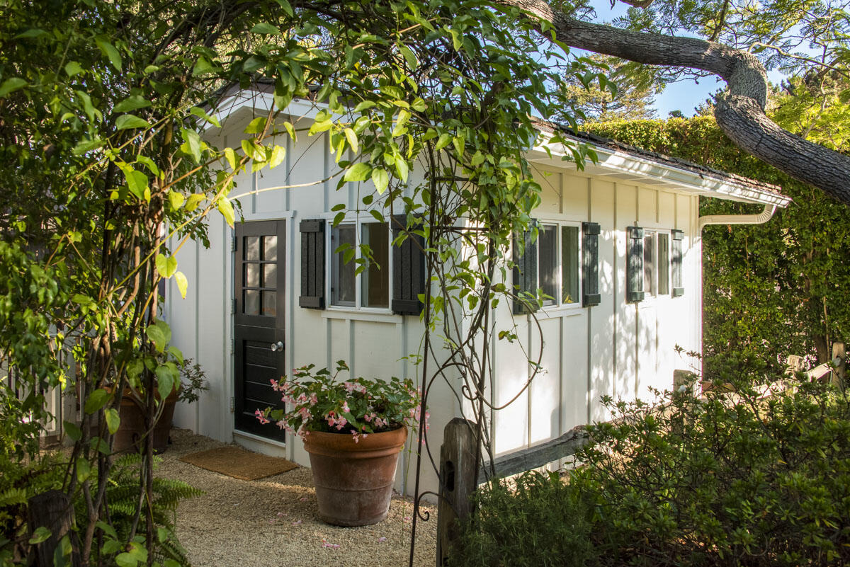 223 Rametto Road Santa Barbara, CA 93108 - Photo 10 of 35 a view of a house with a yard and potted plants