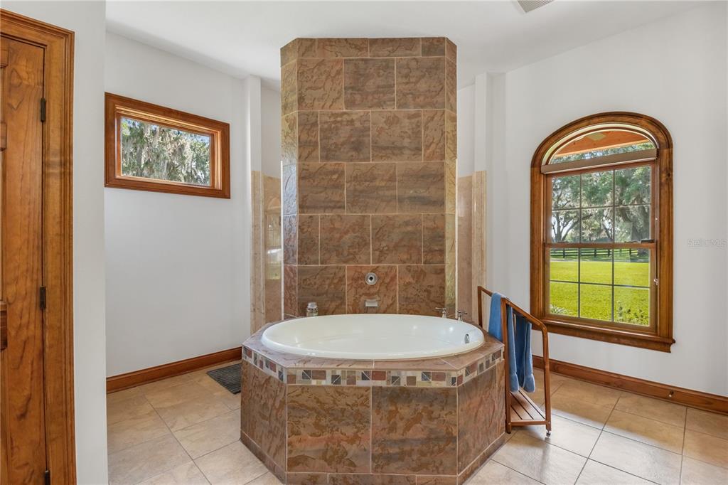 6140 Northwest 145th Avenue Road Morriston, FL 32668 - Photo 23 of 63 a bathroom with a tub and a window