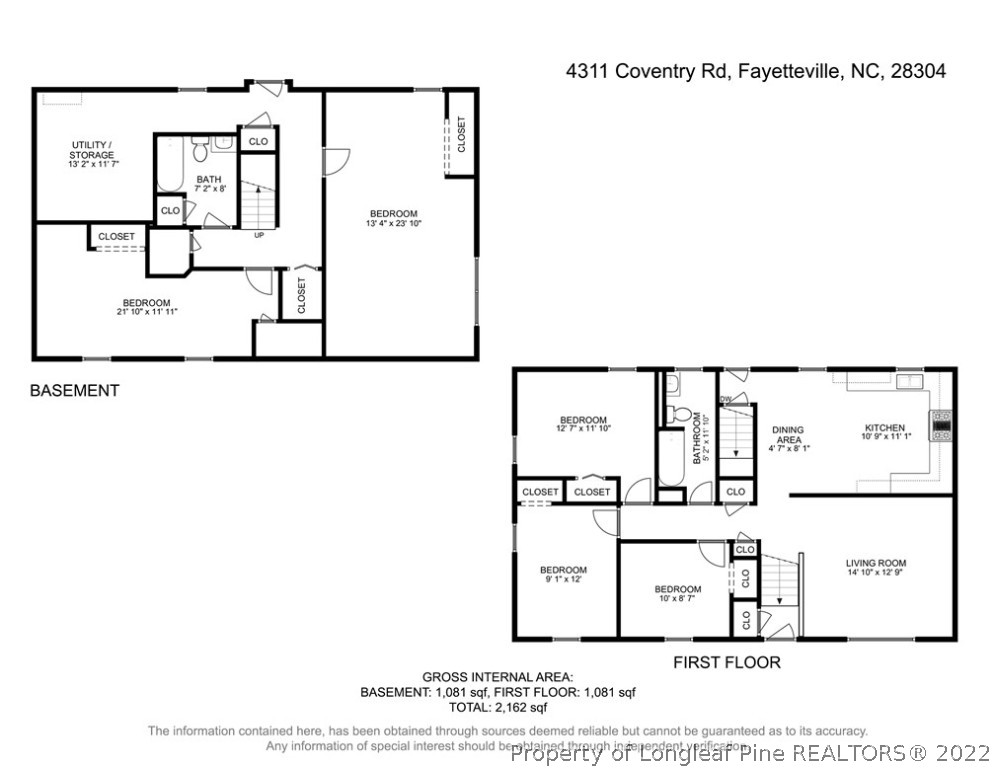 4311 Coventry Road Fayetteville, NC 28304 - Photo 22 of 22 a picture of a floor plan