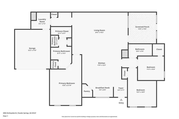 $370,000 | 3905 Shelleydale Drive, Powder Springs, GA 30127