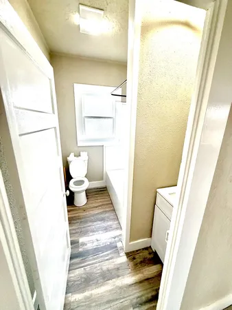 a bathroom with a sink and a toilet