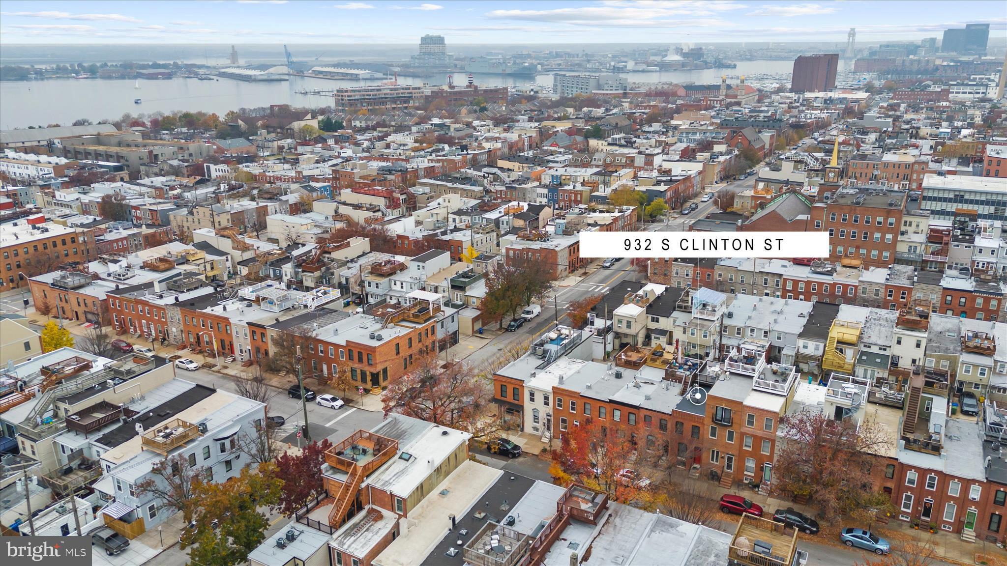 932 South Clinton Street Baltimore, MD 21224 - Photo 41 of 46 an aerial view of multiple house