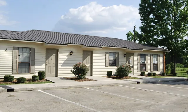 a view of a house with a patio