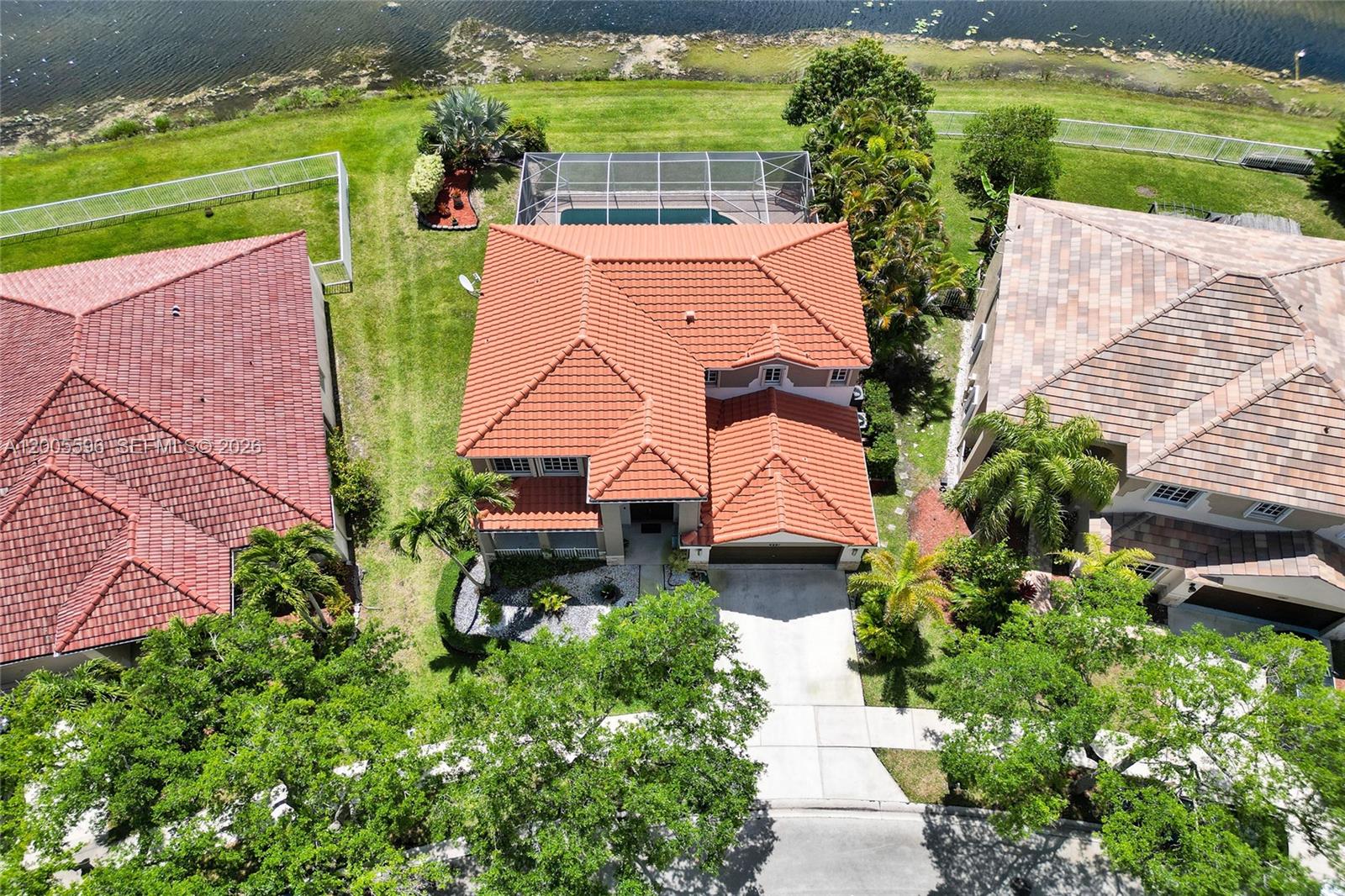 4281 Laurel Ridge Circle Weston, FL 33331 - Photo 80 of 80 an aerial view of a house with a yard basket ball court and outdoor seating