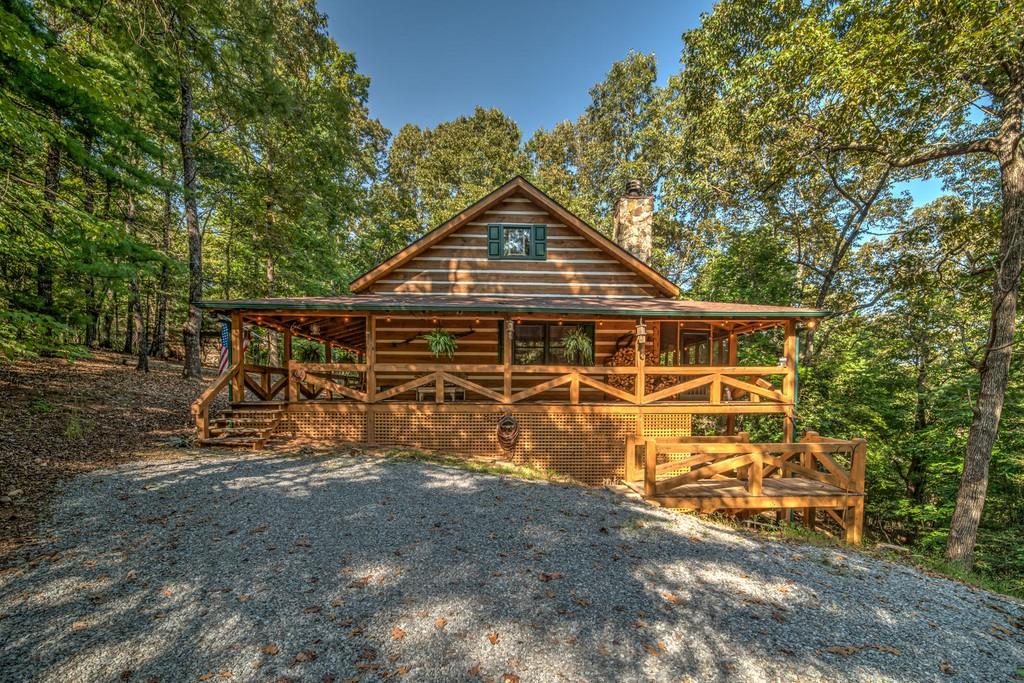 264 Long Ridge Road Blue Ridge, GA 30513 - Photo 1 of 1 Real Log Cabin meticulously Cared for.