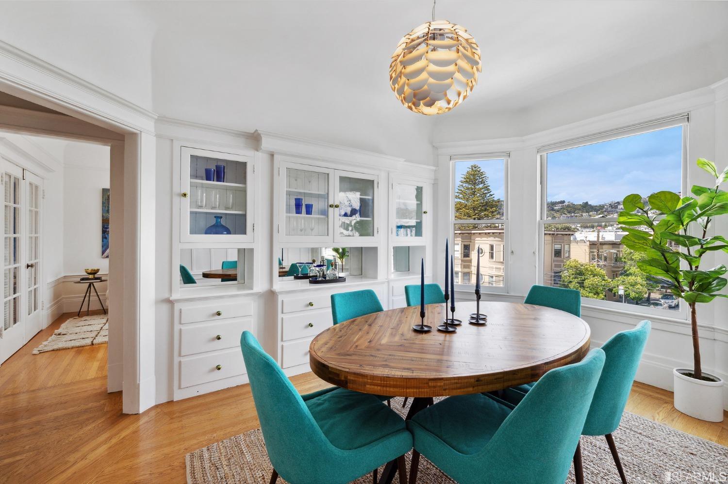 394 Elizabeth Street San Francisco, CA 94114 - Photo 7 of 33 a view of a dining room with furniture and wooden floor