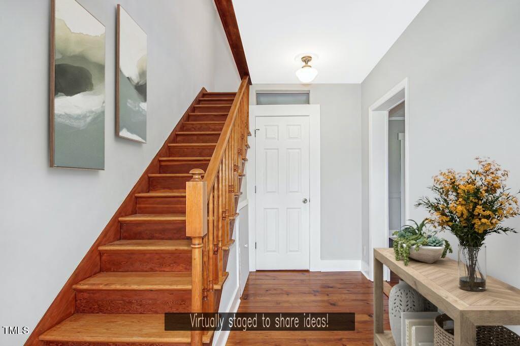 4610 Hall Road Rougemont, NC 27503 - Photo 6 of 44 a view of entryway and hall