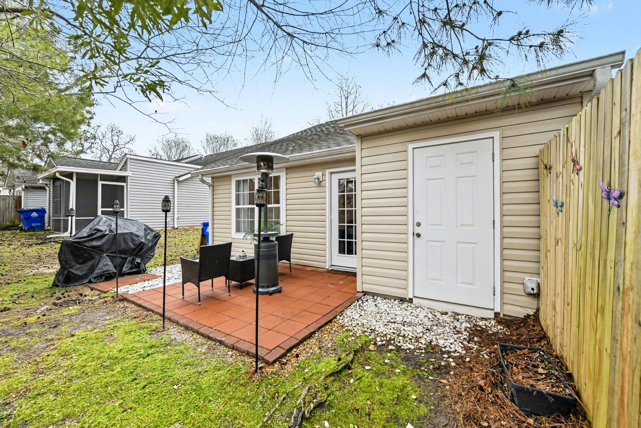 8045 Vermont Road North Charleston, SC 29418 - Photo 24 of 38 Backyard Patio