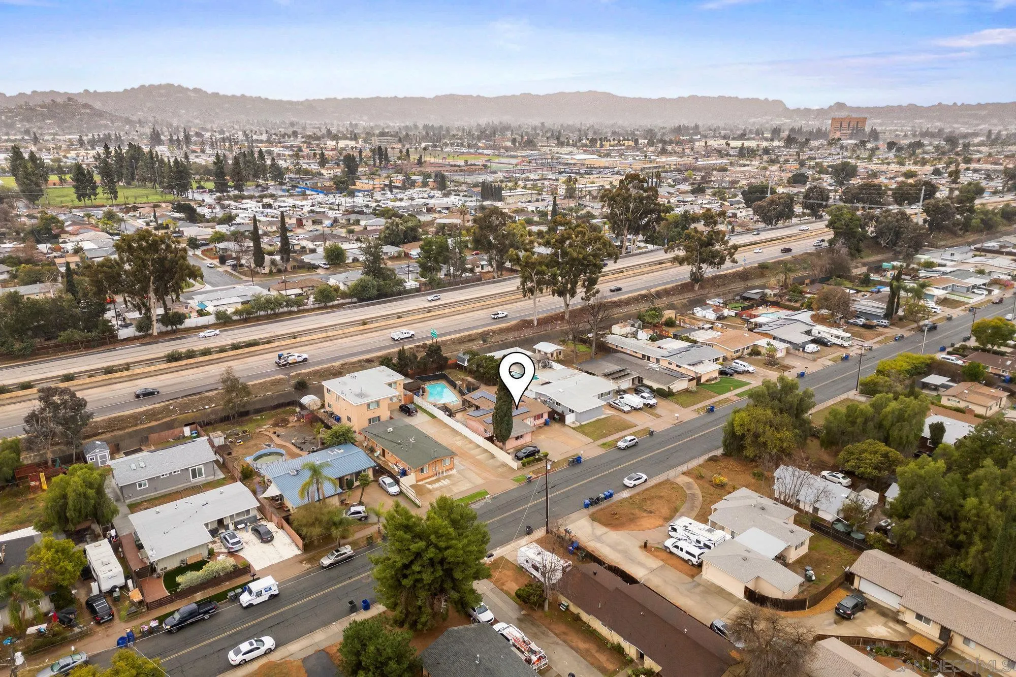 1163 Naranca Avenue El Cajon, CA 92021 - Photo 12 of 15 an aerial view of multiple house