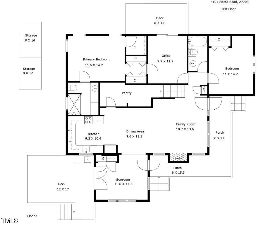 4101 Fiesta Road Durham, NC 27703 - Photo 8 of 49 2