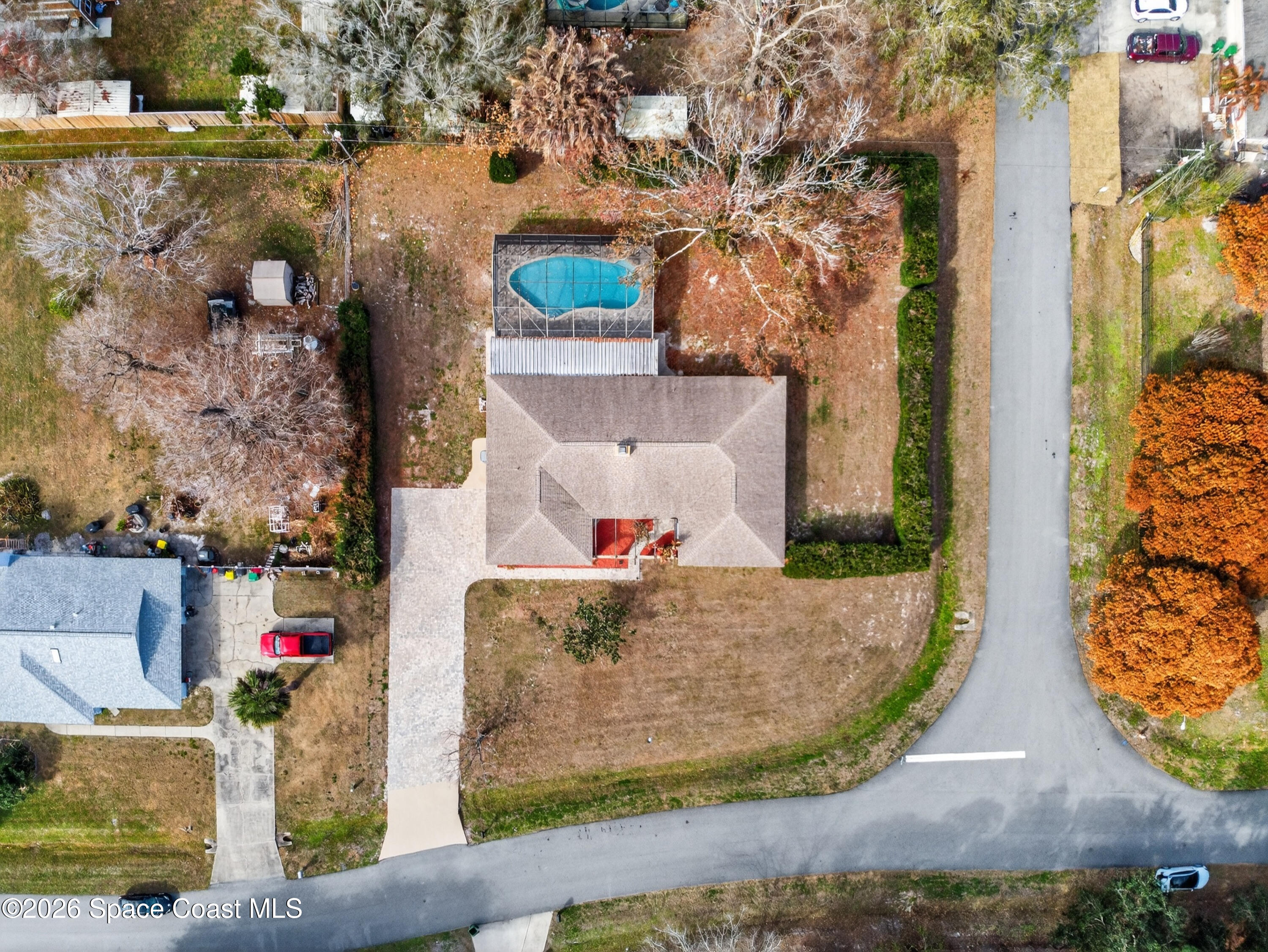 270 Mockingbird Lane Merritt Island, FL 32953 - Photo 35 of 41 Overhead