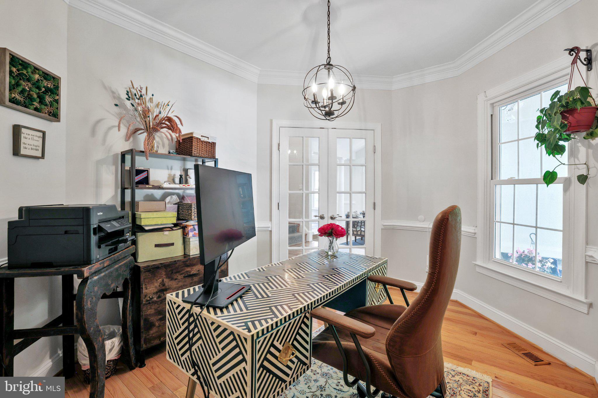 6732 Churchill Road McLean, VA 22101 - Photo 28 of 61 Chic home office with natural light.