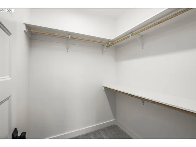 a close view of closet