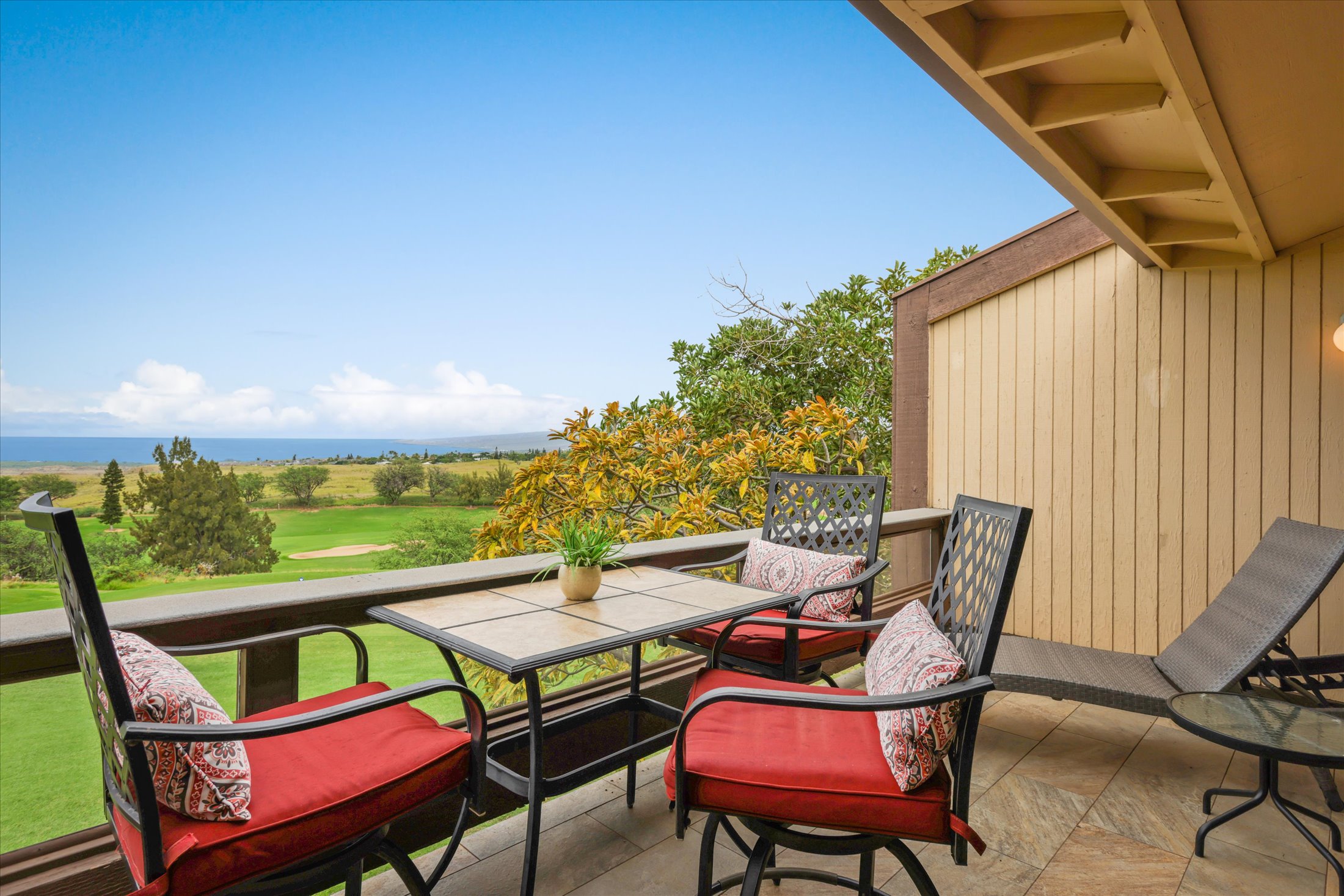 68-1771 Melia Street, Unit G214 Waikoloa, HI 96738 - Photo 21 of 29 a view of a chairs and table in patio