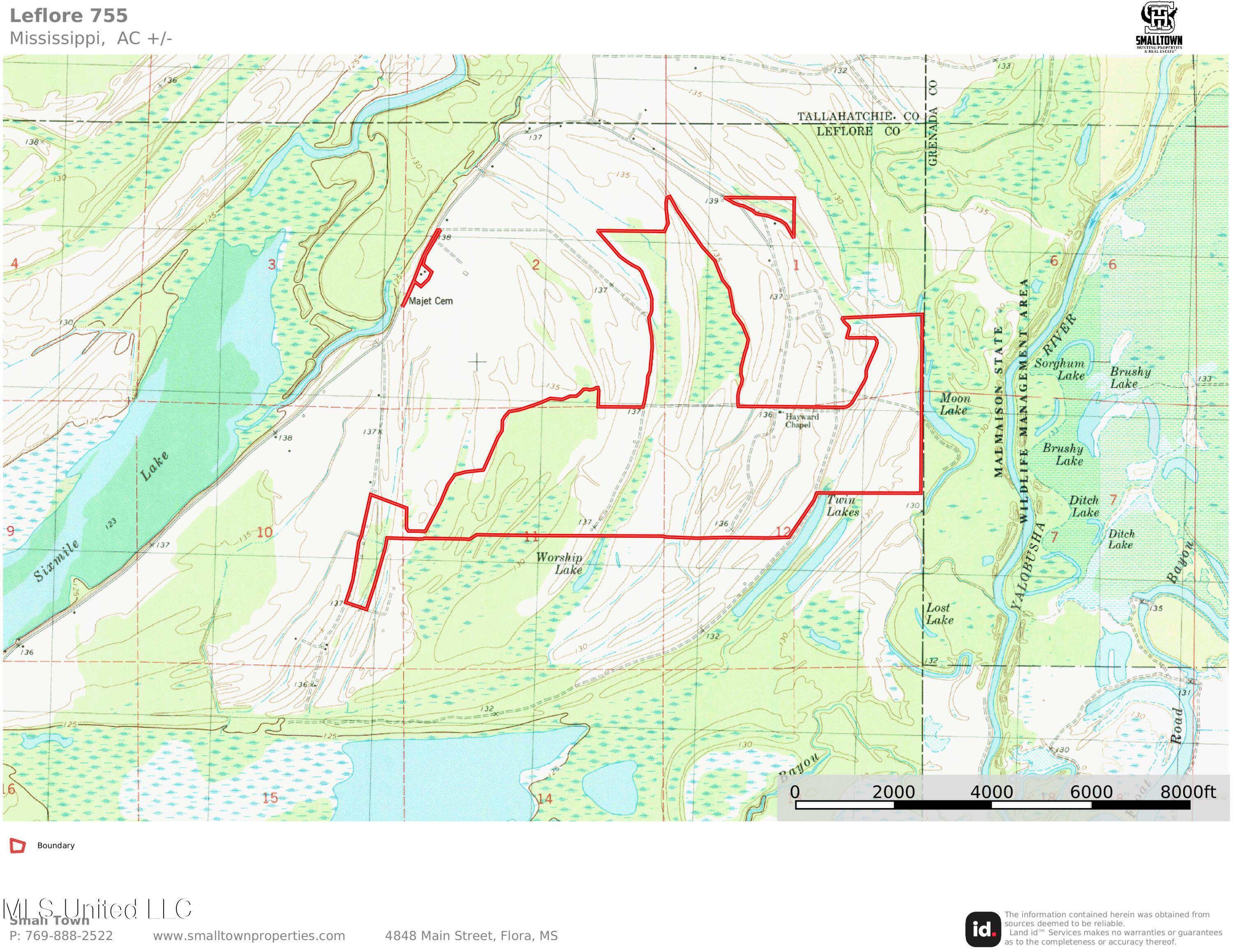 541 County Road Philipp, MS 38950 - Photo 71 of 72 Map2