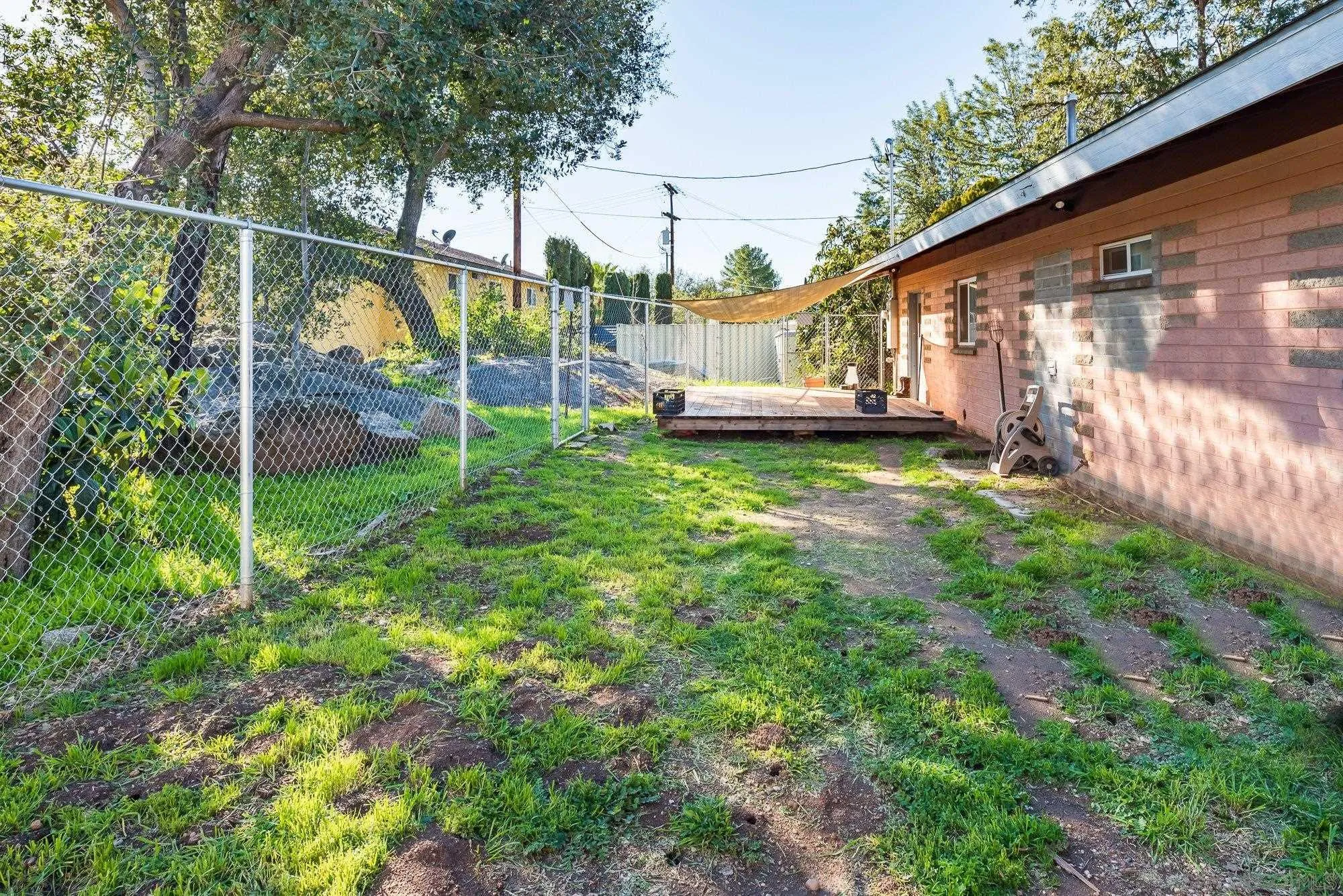 1241 Marshall Road Alpine, CA 91901 - Photo 19 of 21 a view of backyard with trampoline