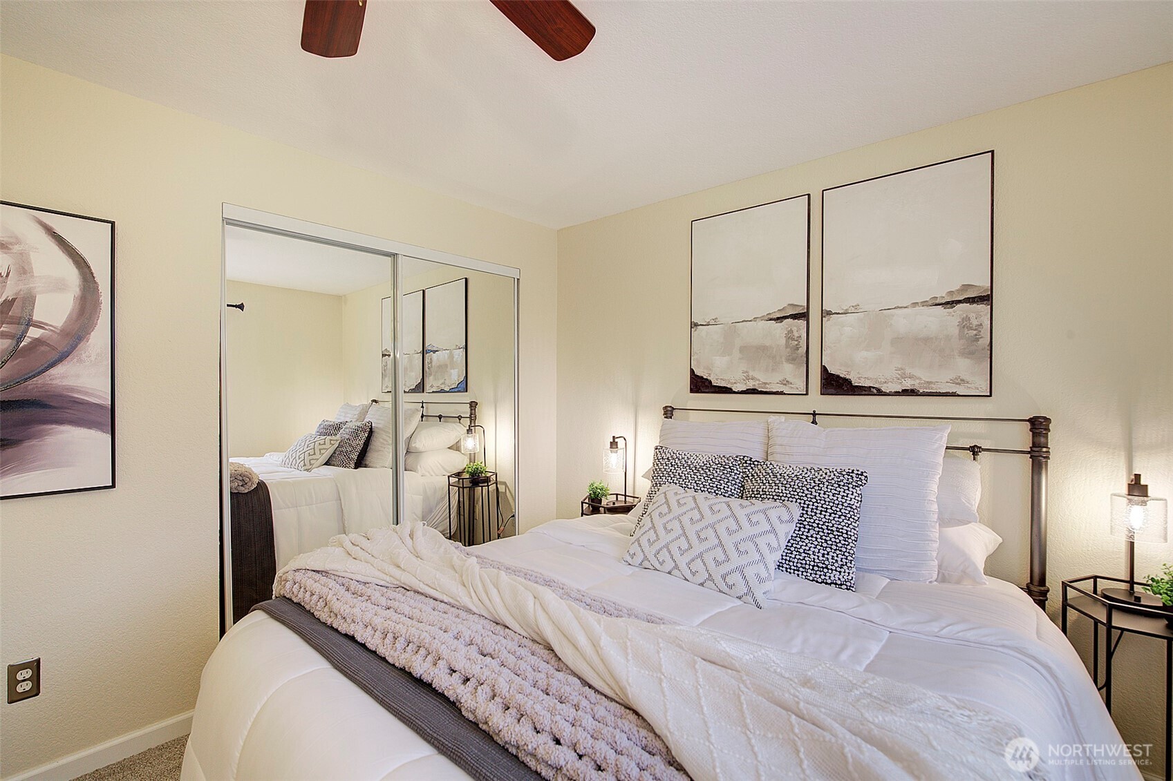 26229 197th Place Southeast Covington, WA 98042 - Photo 20 of 39 a bedroom with a large bed and a window