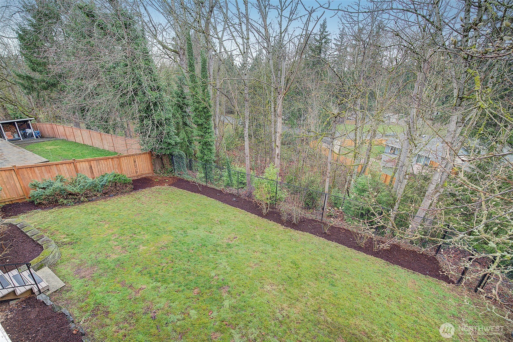 26229 197th Place Southeast Covington, WA 98042 - Photo 34 of 39 a view of a backyard with large trees