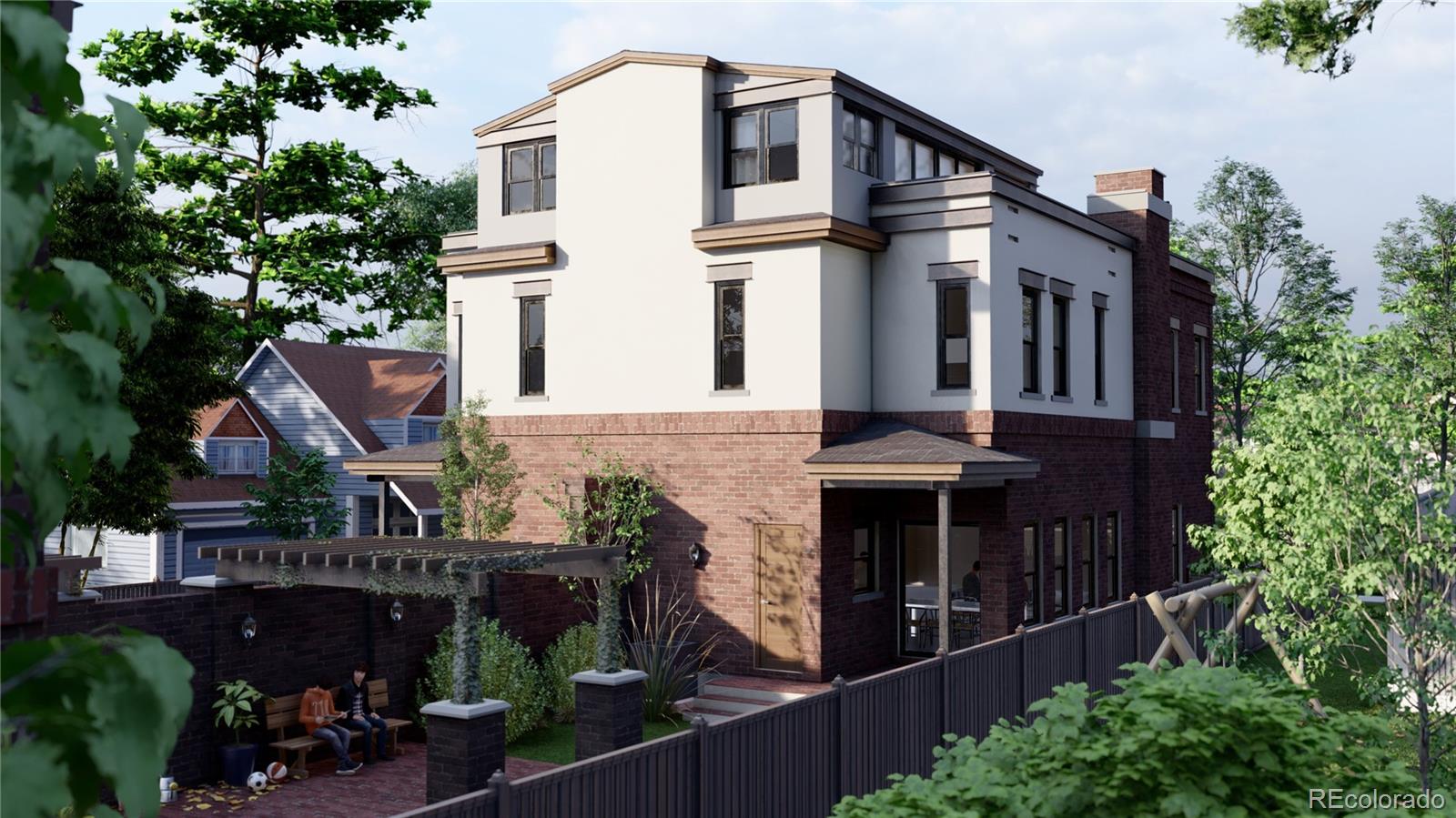 431 Acoma Street Denver, CO 80204 - Photo 18 of 18 front view of house with a street