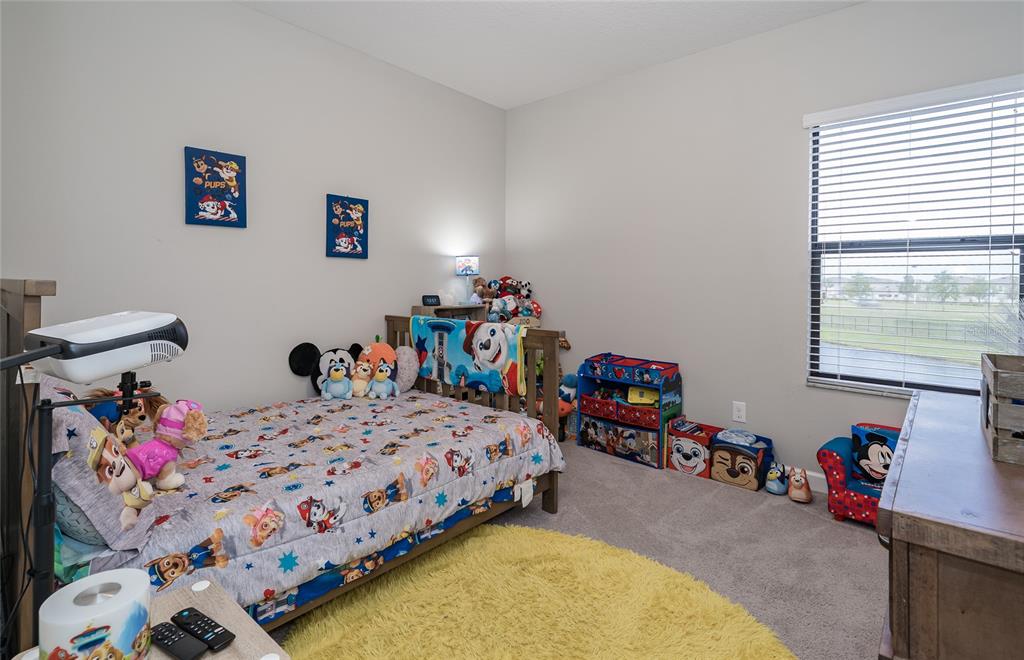 8099 Lago Mist Way Wesley Chapel, FL 33545 - Photo 31 of 56 a bedroom with bed and a bedroom