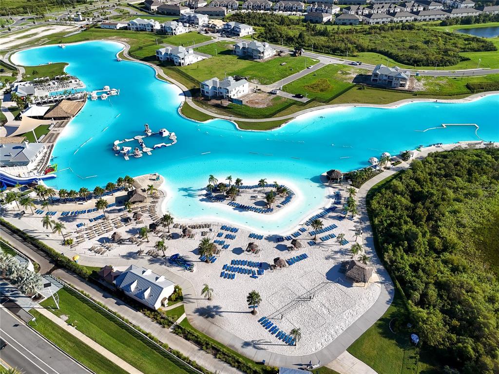 8099 Lago Mist Way Wesley Chapel, FL 33545 - Photo 53 of 56 an aerial view of a residential houses with outdoor space